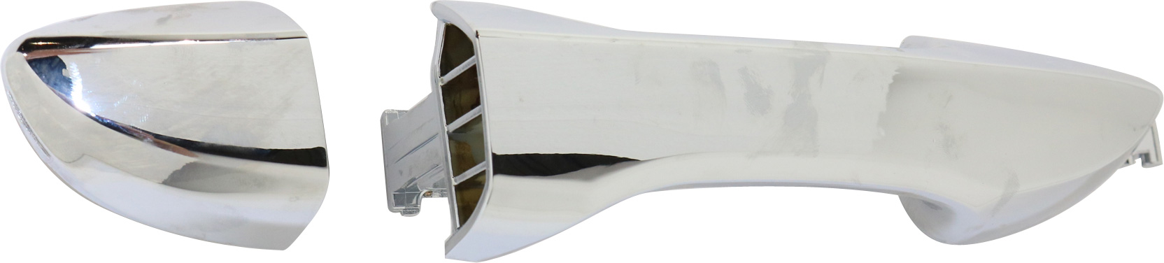 AM COROLLA 14-19 FRONT EXTERIOR DOOR HANDLE RH All Chrome w o Keyhole SKU REPTYA462167 OEM 6921102230C0 PFM