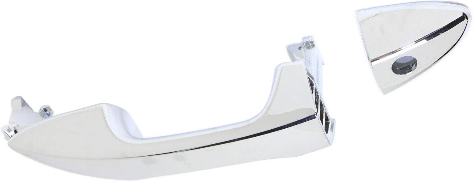 AM COROLLA 14-19 FRONT EXTERIOR DOOR HANDLE LH All Chrome w Keyhole SKU REPTYA462168 OEM 6921202080C0 PFM