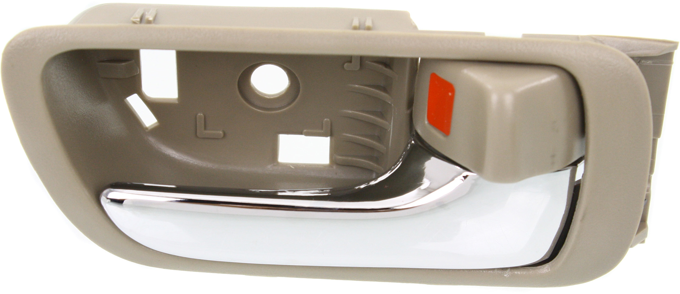 AM CAMRY 02-06 FRONT INTERIOR DOOR HANDLE RH Chrome+Beige Plastic Japan USA Built Vehicle =REAR SKU REPTYA462183 OEM 69205YC03005
