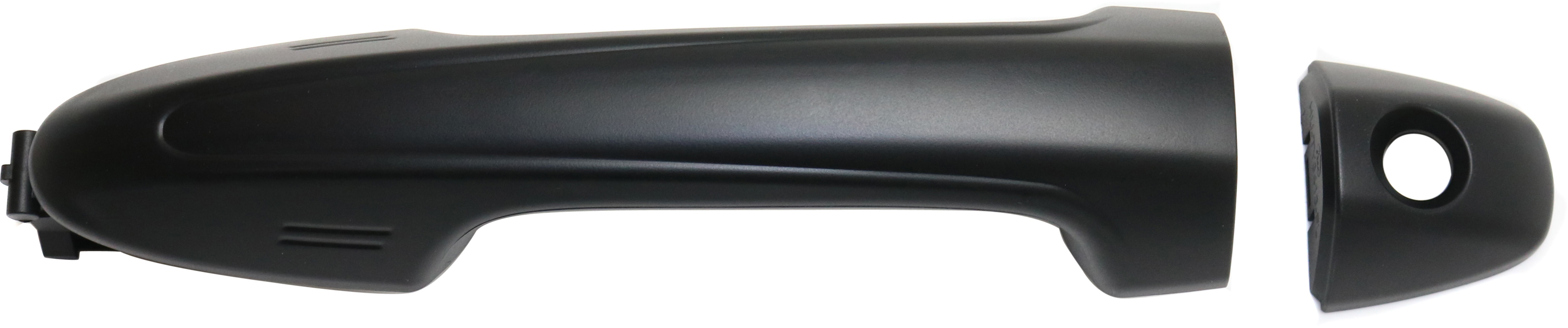 AM RAV4-13-16 FRONT EXTERIOR DOOR HANDLE LH Primed Black w Keyhole w o RFID Exc. EV Model SKU REPTYA462192 OEM 692170R040A1-6921742040A1