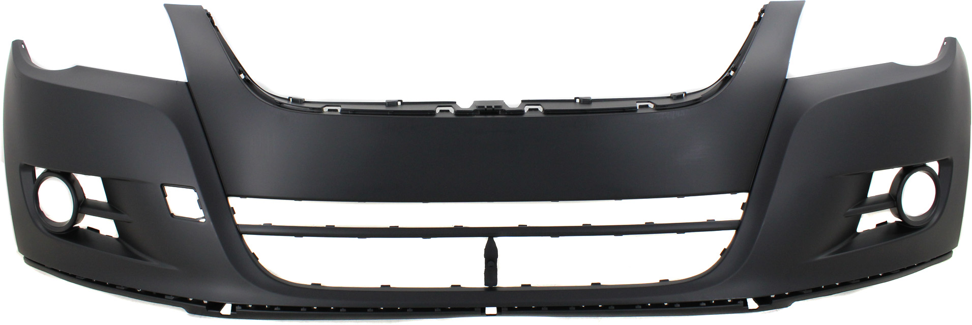 AM TIGUAN 09-11 FRONT BUMPER COVER Primed w o Headlight Washer Holes Type 2 CAPA SKU REPV010326PQ Partslink VW1000173C OEM 5N0807217FGRU