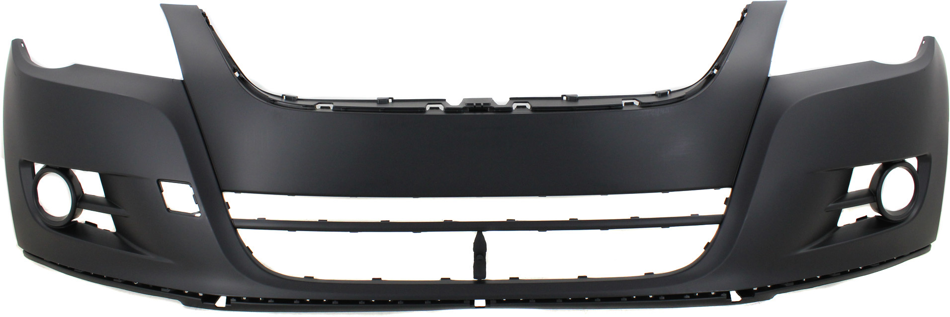AM TIGUAN 09-11 FRONT BUMPER COVER Primed w o Headlight Washer Holes Type 2 SKU REPV010326P Partslink VW1000173 OEM 5N0807217FGRU