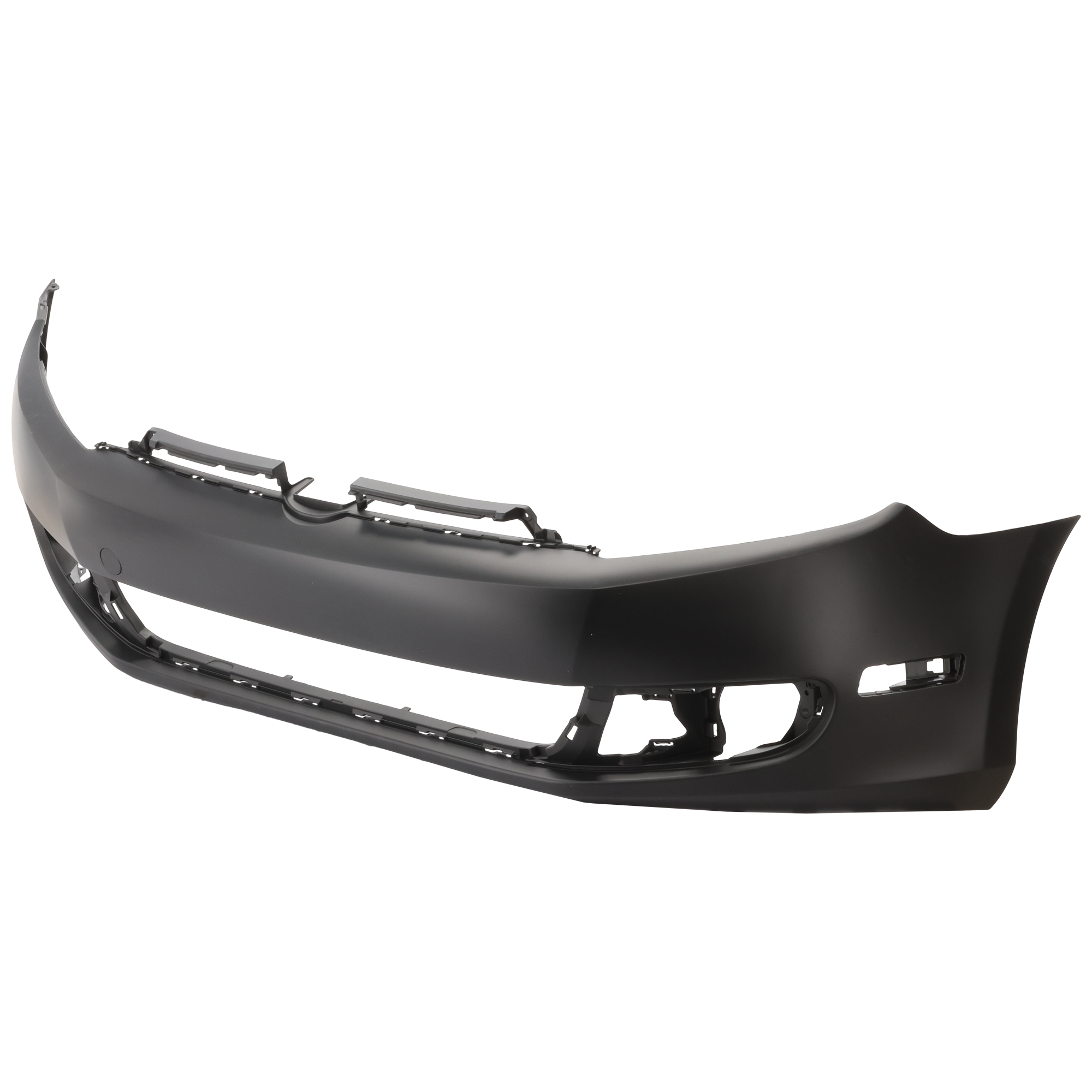 AM GOLF 10-14 FRONT BUMPER COVER Primed Exc. R Model Hatchback w o Headlight Washer Holes CAPA SKU REPV010345PQ Partslink VW1000187C OEM 5K0807217CGGRU