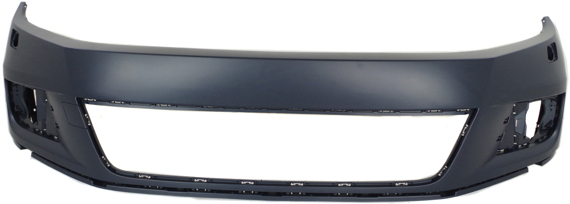 AM TIGUAN 12-17 TIGUAN LIMITED 17-18 FRONT BUMPER COVER Primed S SE SEL Models w Headlight Washer Holes w o Parking Aid Sensor Holes Type 2 SKU REPV010351P Partslink VW1000213 OEM 5N0807217EPGRU