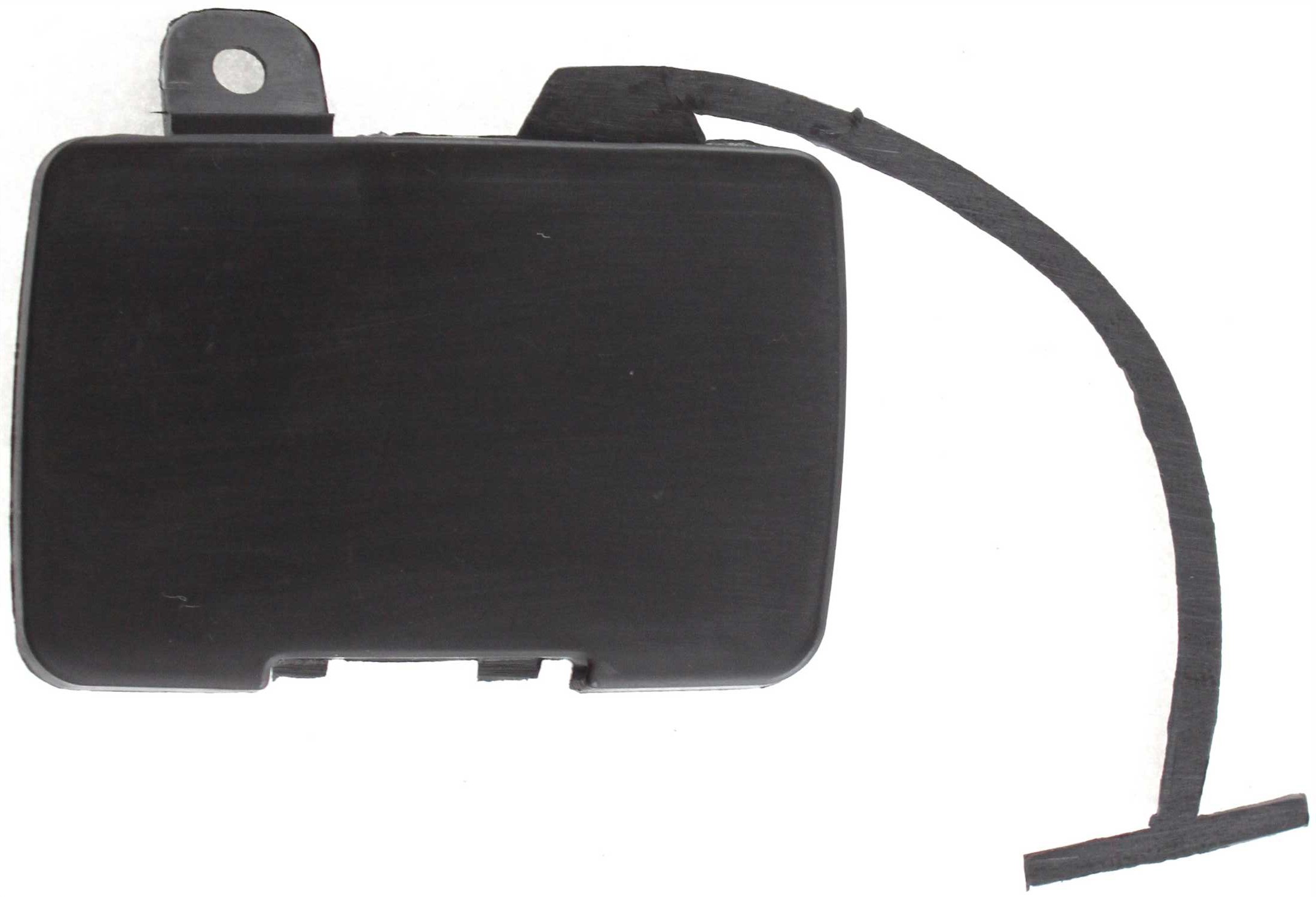 AM S60-01-04 FRONT BUMPER TOW HOOK RH Cover Exc. R Models Black SKU REPV014601 Partslink VO1029103 OEM 399735158
