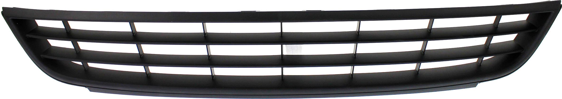 AM JETTA 11-14 FRONT BUMPER GRILLE Textured Black Exc. GLI Hybrid Model Sedan SKU REPV015311 Partslink VW1036121 OEM 5C68536779B9