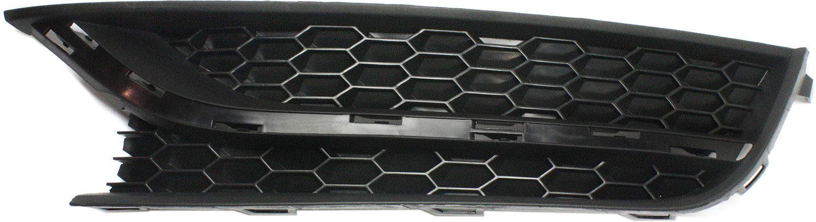 AM PASSAT 12-15 FOG LAMP COVER LH Lower Outer Textured Dark Gray USA Built SKU REPV015518 Partslink VW1038121 OEM 561853665E9B9
