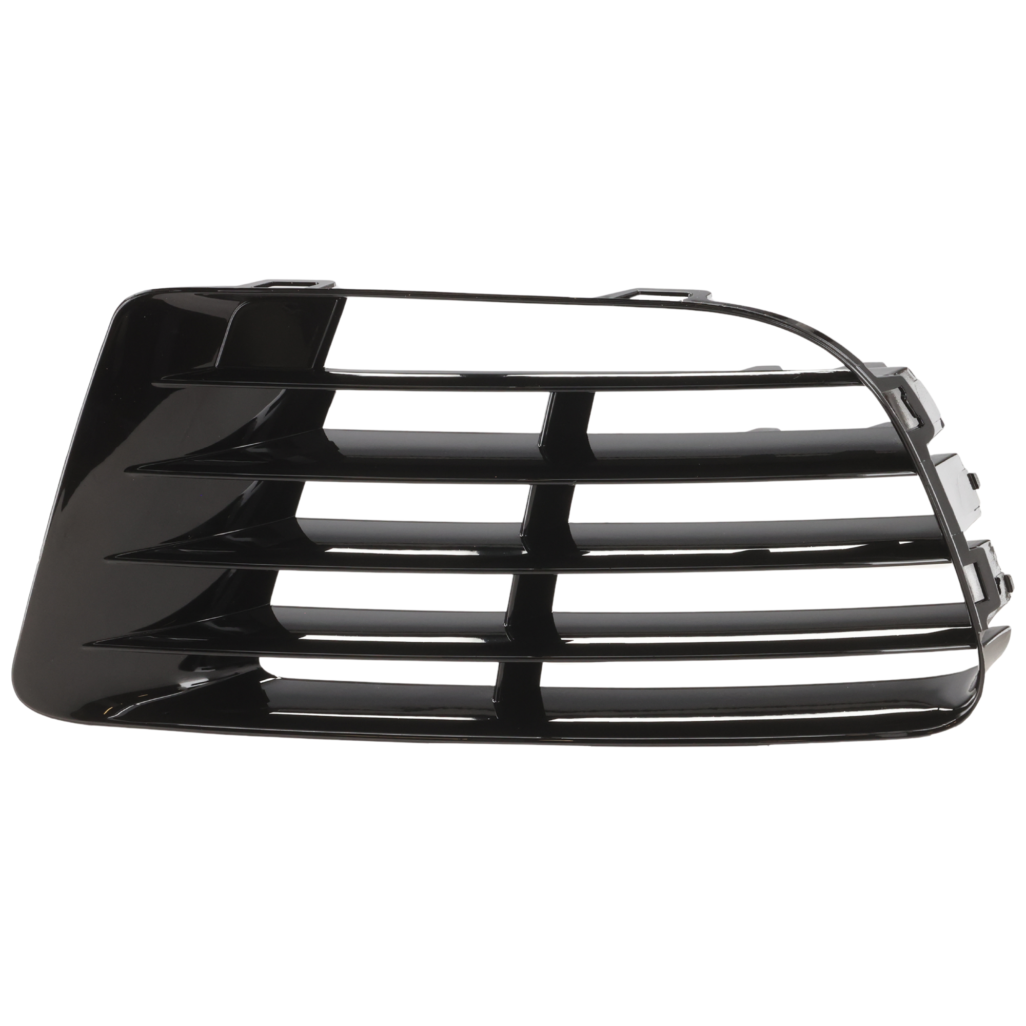 AM GOLF 12-13 FRONT BUMPER GRILLE LH Outer Black Plastic R Model Hatchback SKU REPV015520 Partslink VW1038131 OEM 5K0853665E041