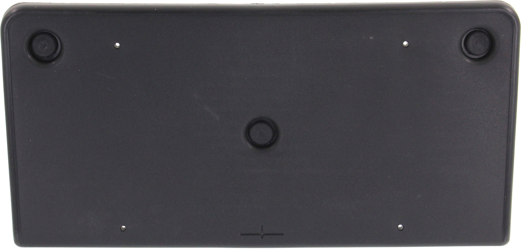 AM JETTA 11-14 FRONT LICENSE PLATE BRACKET Textured Black Sedan SKU REPV017301 Partslink VW1068102 OEM 5C6807285A9B9