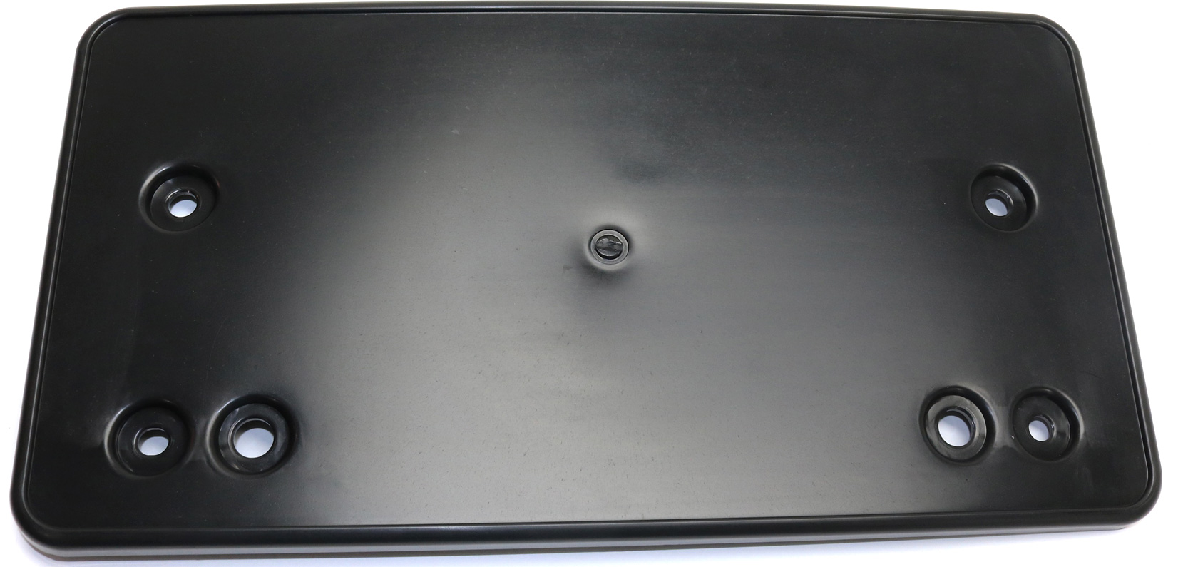 AM TIGUAN 09-11 FRONT LICENSE PLATE BRACKET Textured SKU REPV017307 Partslink VW1068108 OEM 5N08072879B9