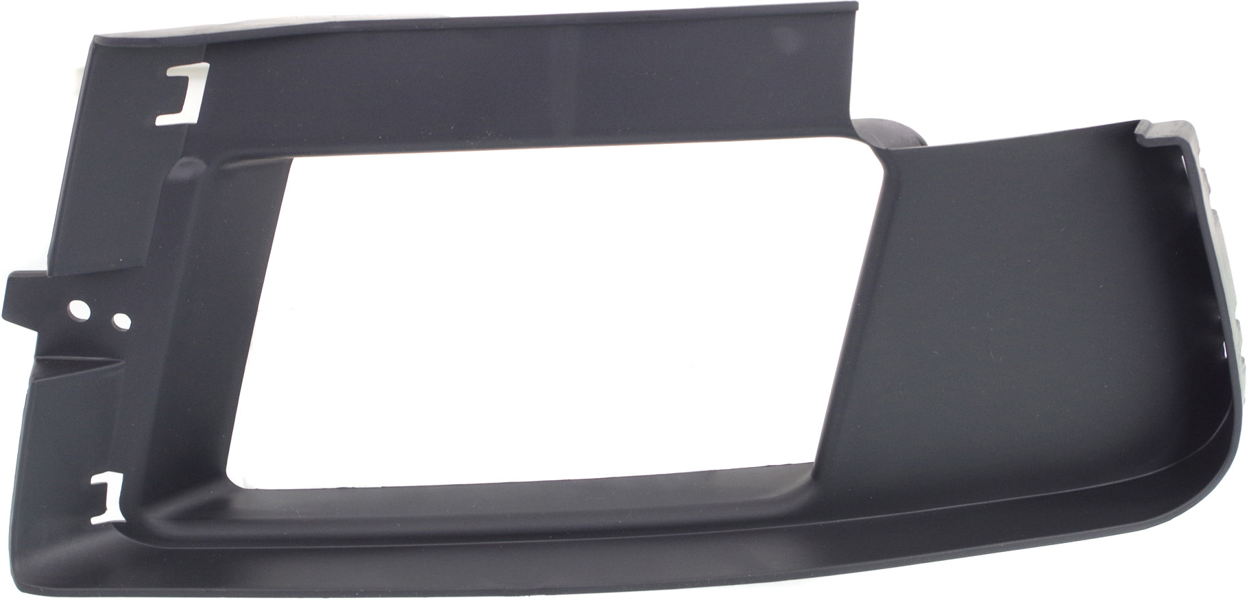 AM GOLF R 12-13 FRONT BUMPER GRILLE LH Inner Cover Plate Textured Black Plastic R Model Hatchback SKU REPV018910 Partslink VW1038132 OEM 5K0853949C9B9