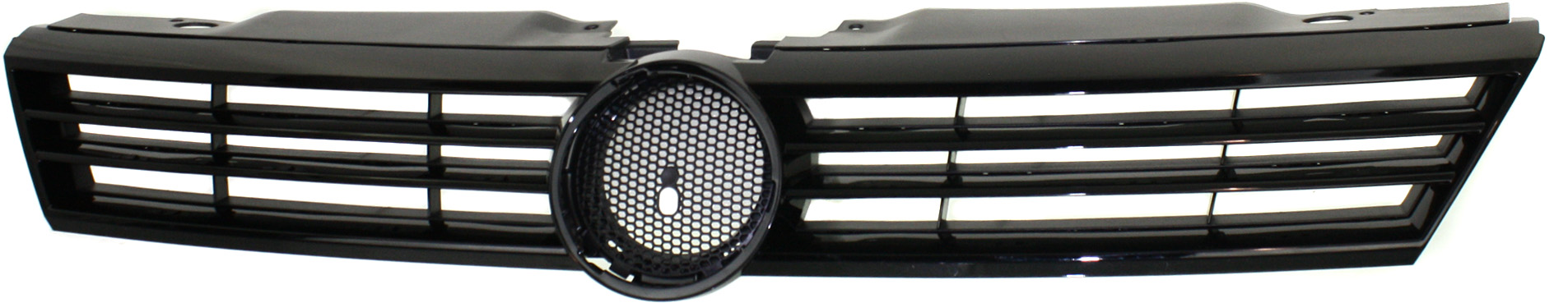 AM JETTA 11-14 GRILLE Black Shell and Insert Exc. GLI Hybrid Model Sedan SKU REPV070120 Partslink VW1200151 OEM 5C6853651QWA