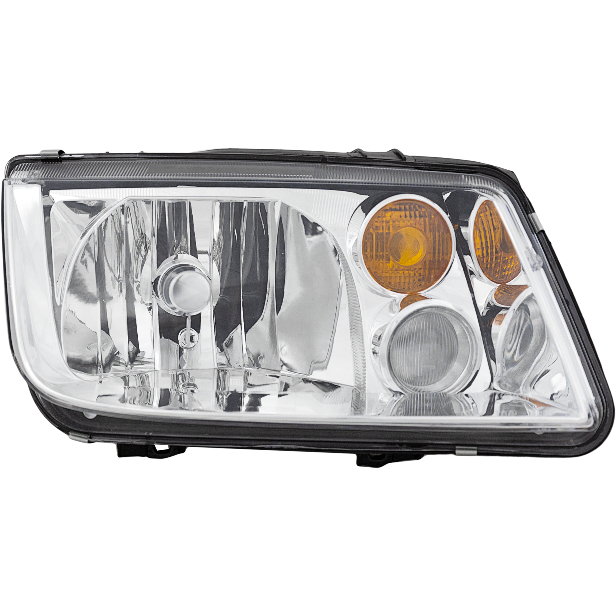 AM JETTA 02-05 HEAD LAMP RH Lens and Housing w Fog Light Holes From VIN 2108642 Exc. GLI Model CAPA SKU REPV100103Q Partslink VW2503124C OEM 1J5941018BH