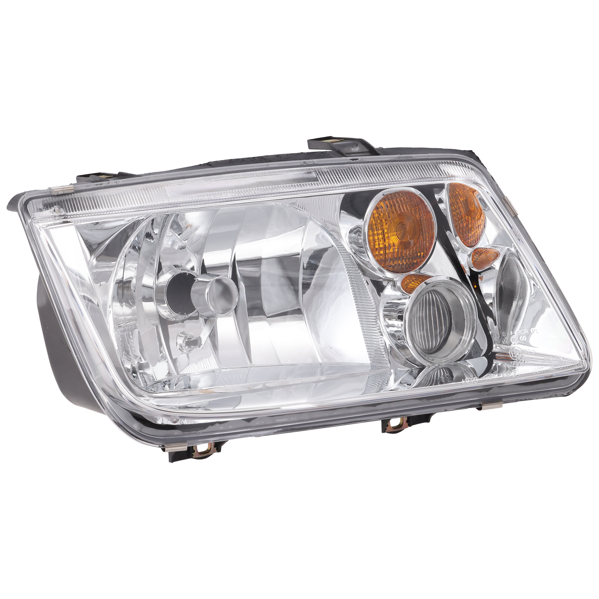 AM JETTA 02-05 HEAD LAMP RH Lens and Housing w Fog Light Holes From VIN 2108642 Exc. GLI Model SKU REPV100103 Partslink VW2503124 OEM 1J5941018BH