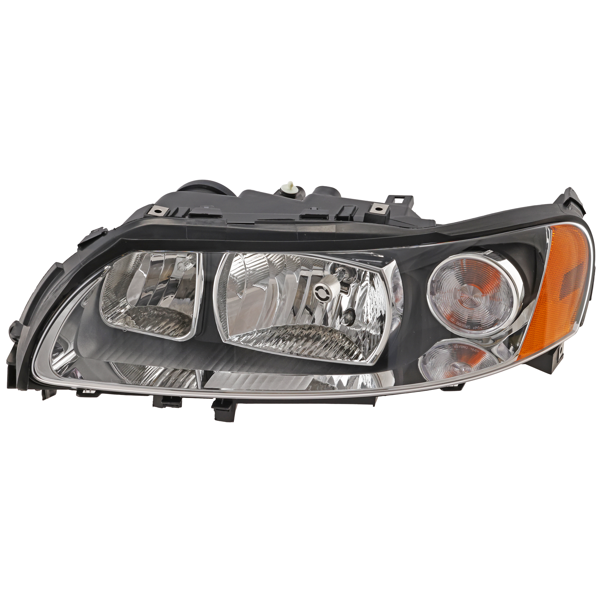 AM S60-05-09 HEAD LAMP LH Assembly Halogen SKU REPV100110 Partslink VO2502120 OEM 312768070
