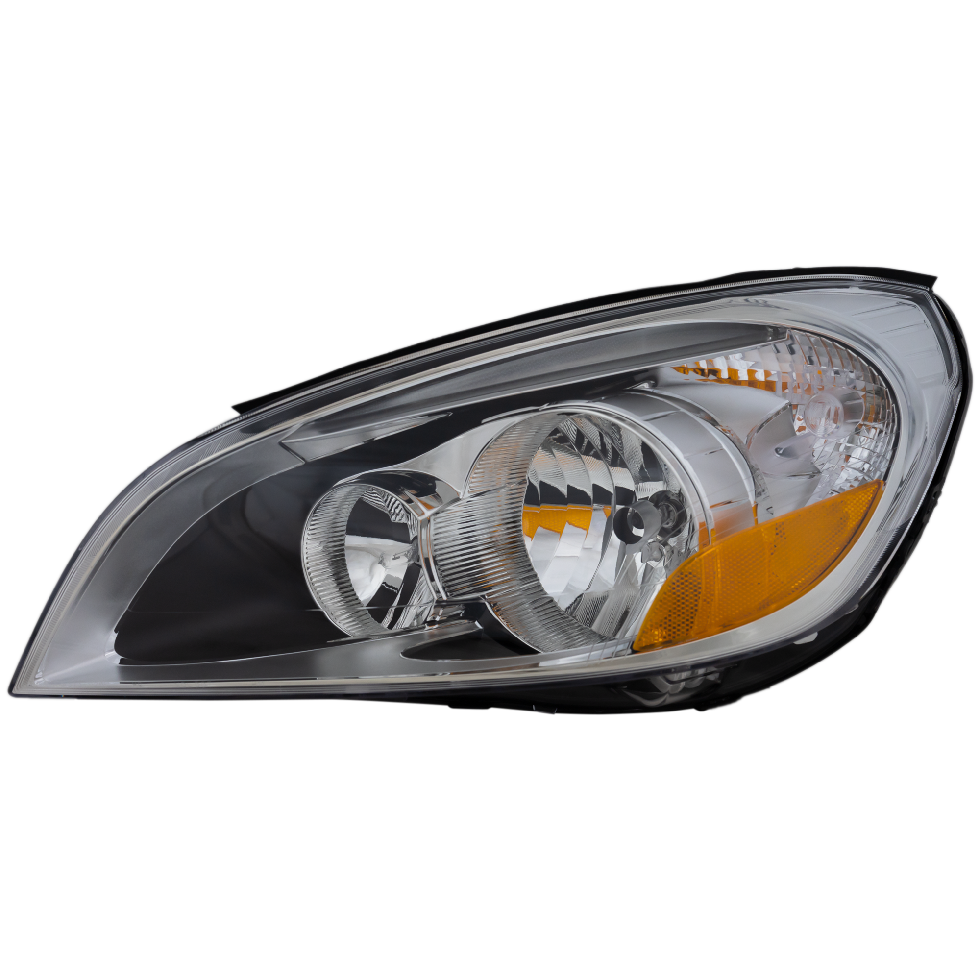 AM S60-11-13 HEAD LAMP LH Assembly Halogen SKU REPV100166 Partslink VO2502132 OEM 313830705