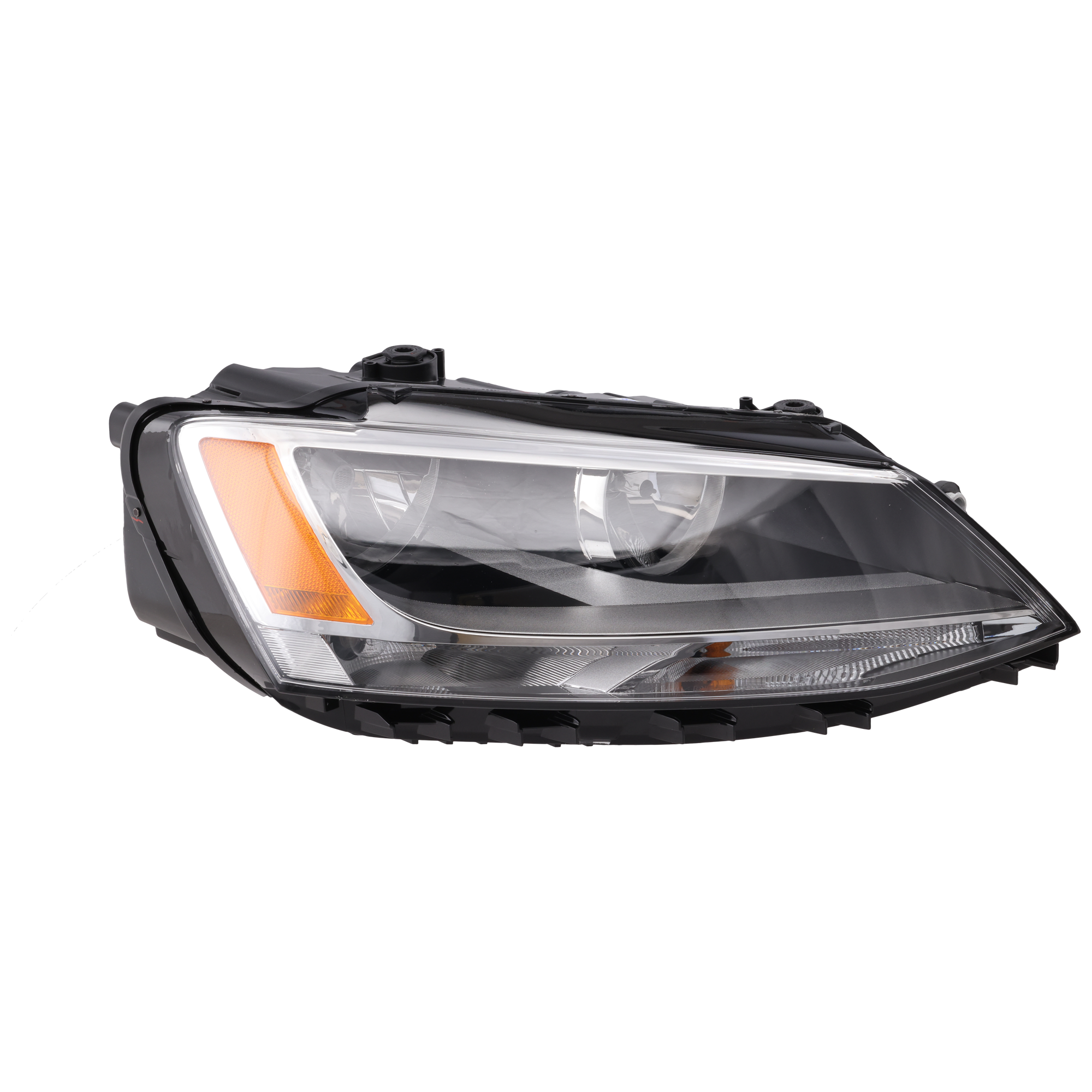 AM JETTA 11-16 HEAD LAMP RH Assembly Halogen Sedan SKU REPV100193 Partslink VW2503146 OEM 5C7941006