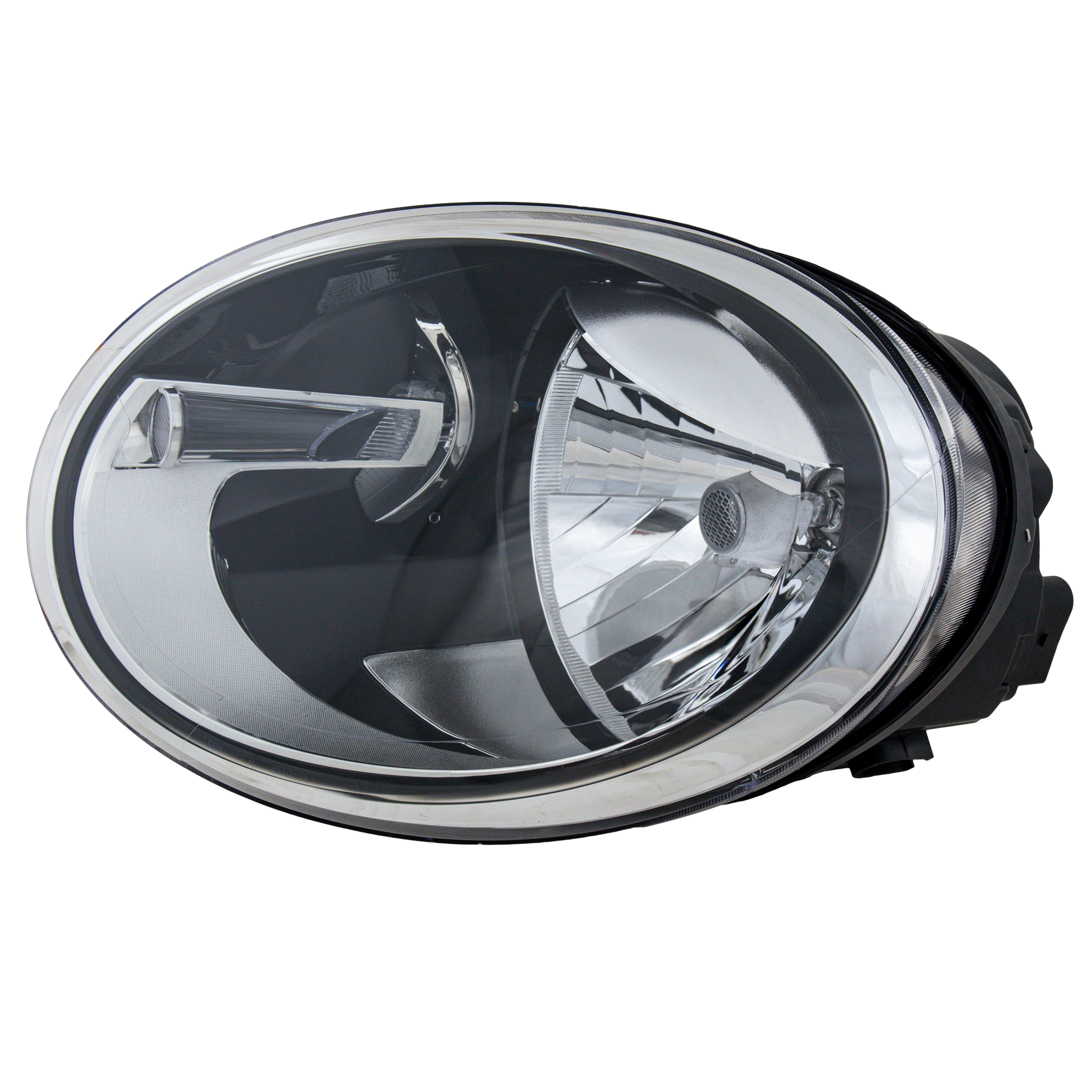 AM BEETLE 12-19 HEAD LAMP LH Assembly Halogen SKU REPV100198 Partslink VW2502147 OEM 5C1941005