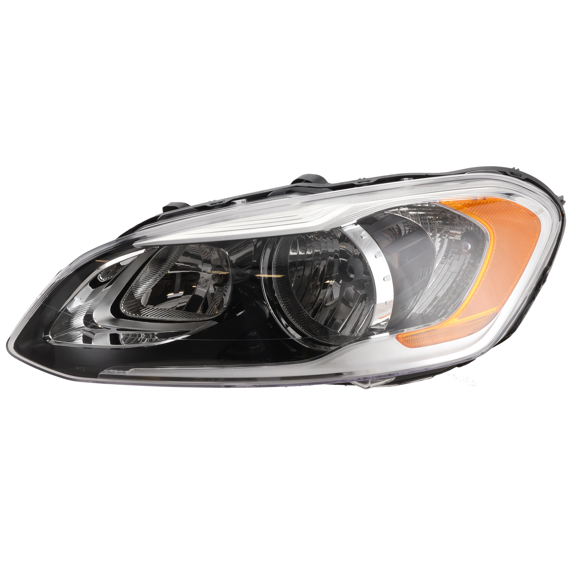 AM XC60-14-17 HEAD LAMP LH Assembly Halogen CAPA SKU REPV100324Q Partslink VO2502142C OEM 313581134