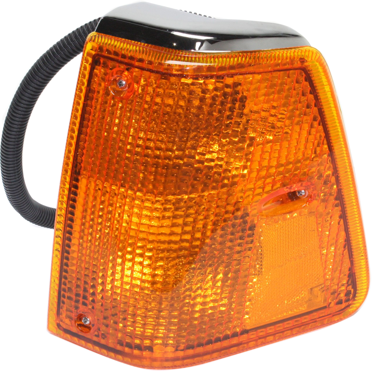 AM VOLVO HD WIA WCA SERIES 88-97 SIGNAL LAMP LH Assembly Amber Lens SKU REPV106914 HD Partslink WH2550100 OEM 1114975