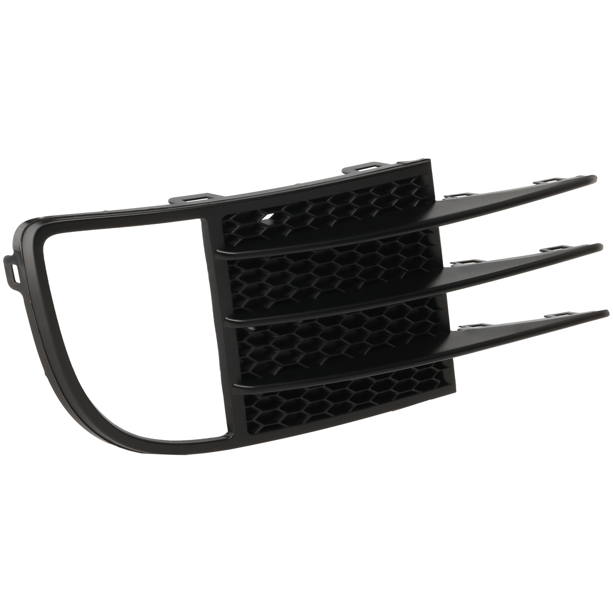 AM GTI 10-14 FRONT FOG LAMP MOLDING RH Textured Black Opening SKU REPV108203 Partslink VW1039125 OEM 5K0853666C9B9