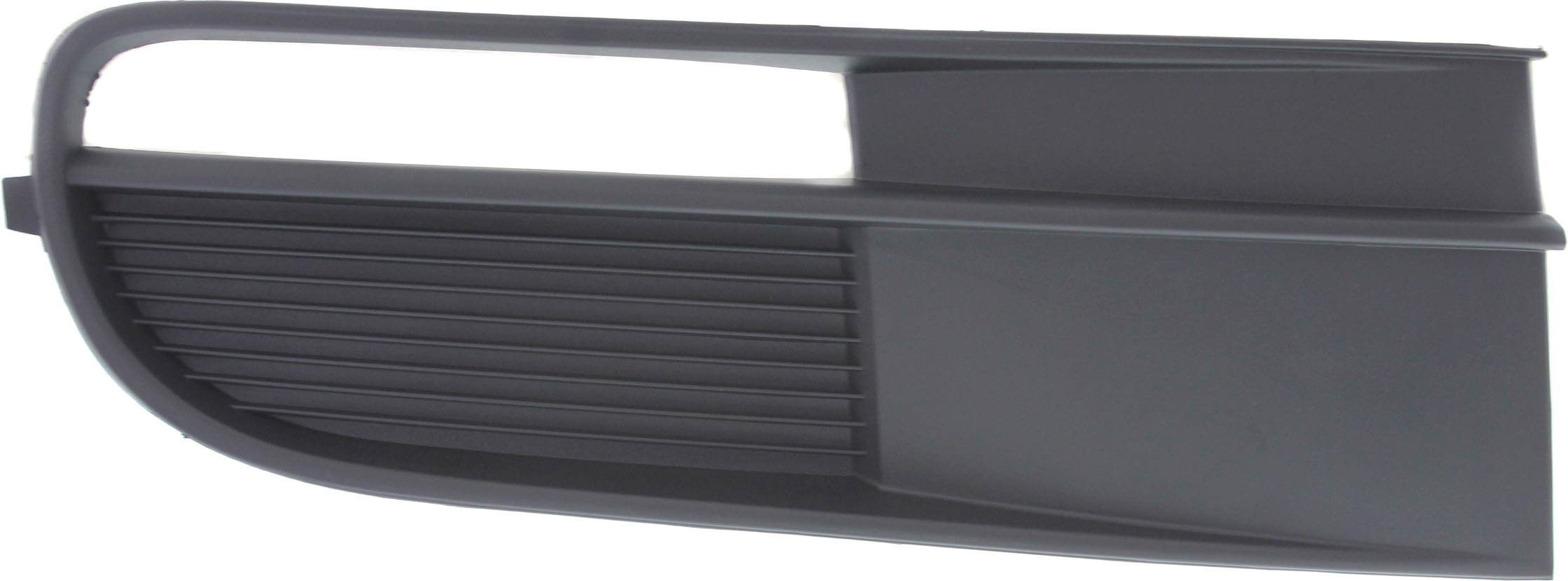 AM BEETLE 12-19 FOG LAMP COVER RH Black w o Chrome Molding Convertible Hatchback SKU REPV108615 Partslink VW1039128 OEM 5C5853666C9B9
