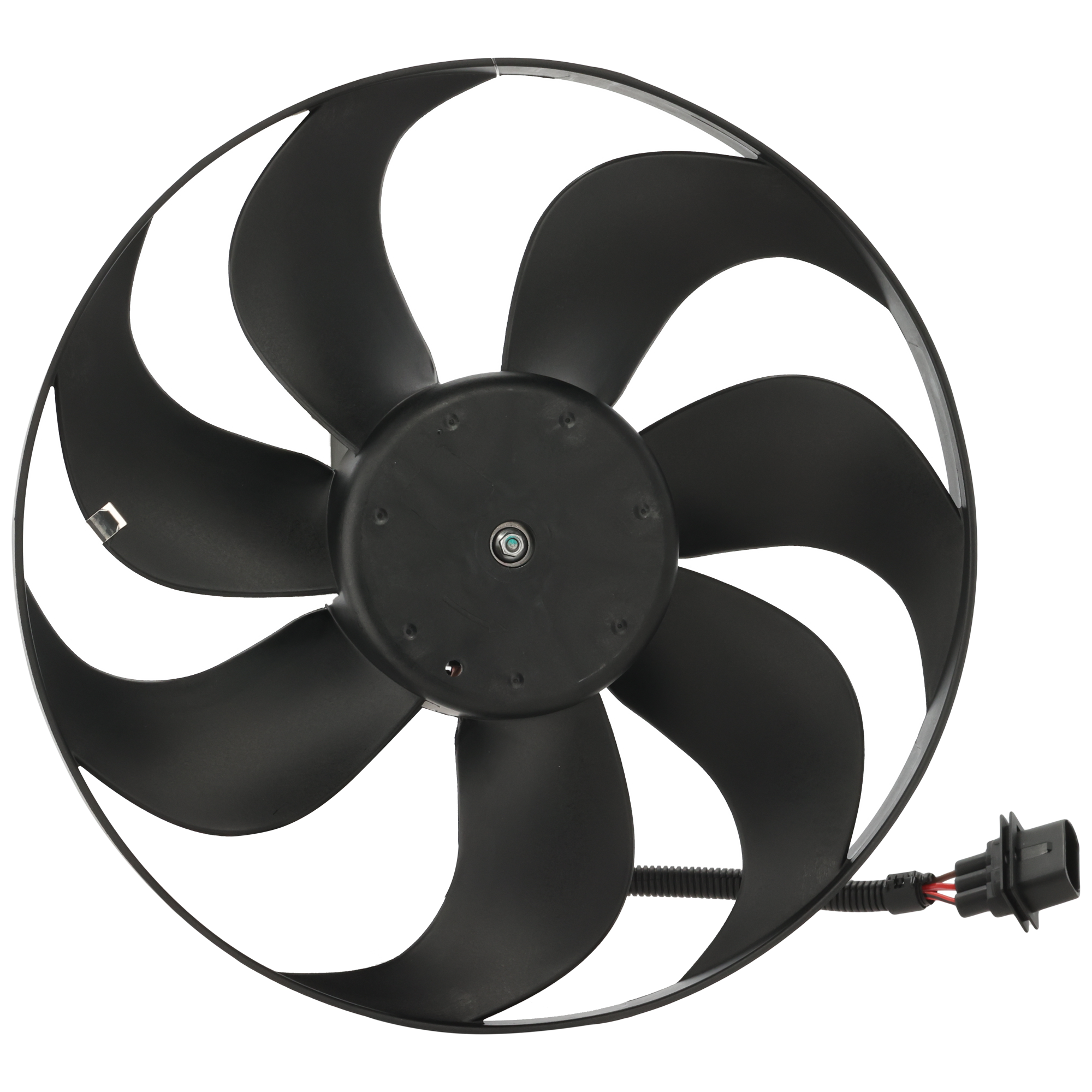 AM GOLF 99-06 TT 00-06 RADIATOR FAN ASSEMBLY LH Single Fan SKU REPV160902 Partslink VW3117105 OEM 6X0959455F