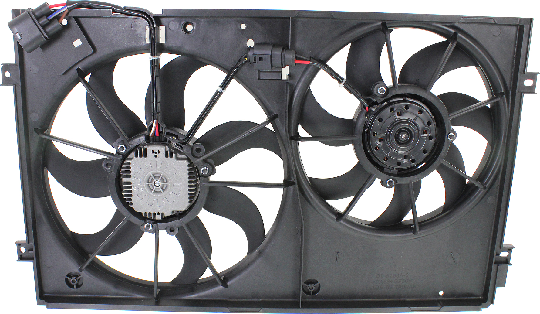 AM JETTA 05-14 RADIATOR FAN ASSEMBLY Dual Fan 2.5L Eng w o Louver Type SKU REPV160910 Partslink VW3120100 OEM 1K0121207BB9B9 PFM 1K0959455ET