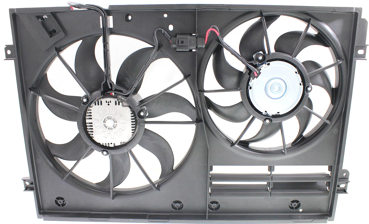 AM JETTA 11-17 RADIATOR FAN ASSEMBLY Dual Fan 2.0L Eng Gas Sedan SKU REPV160928 Partslink VW3115114 OEM 1K0121205AD9B9 PFM 1K0959455ET