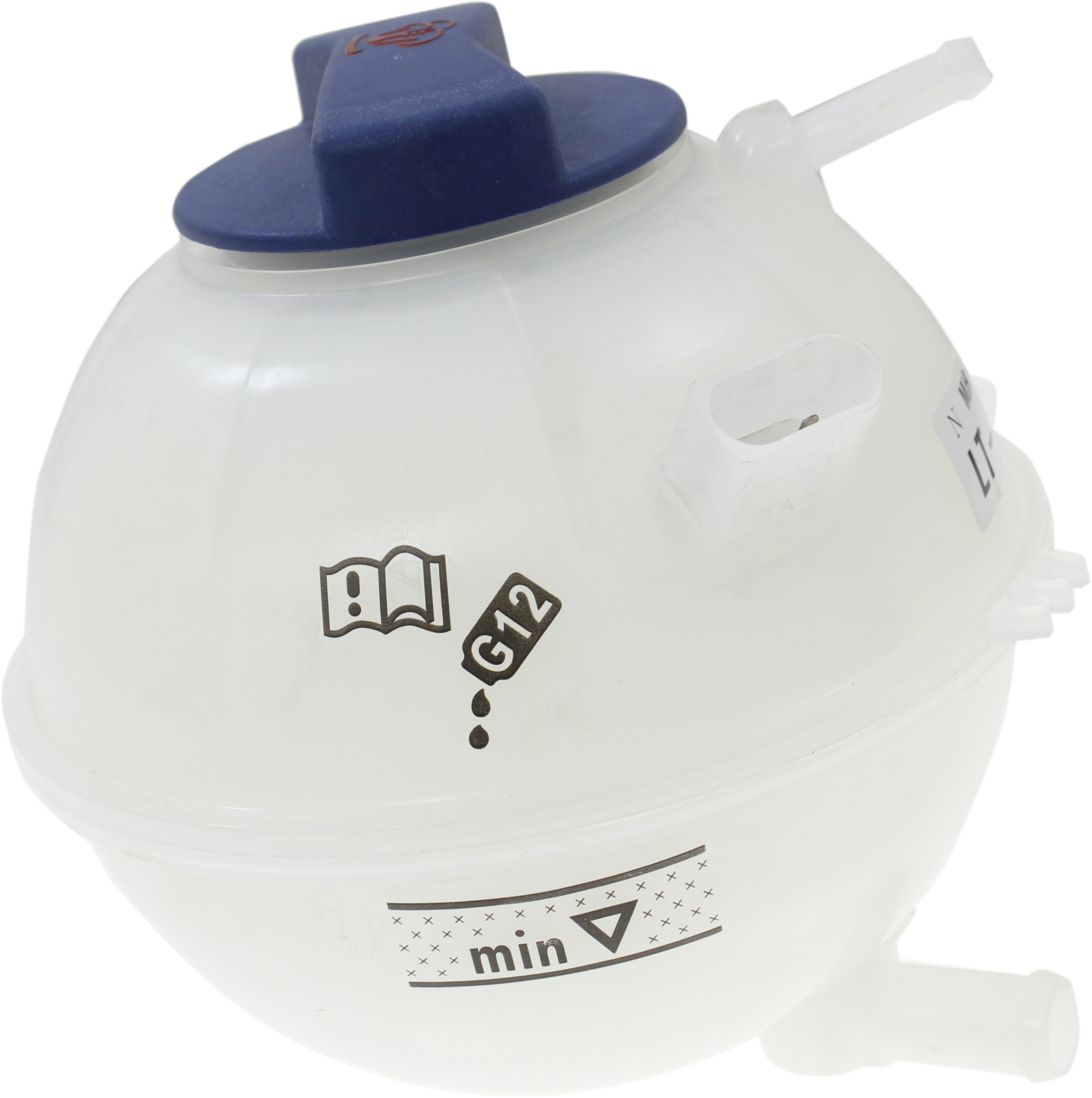 AM BEETLE 06-10 COOLANT RESERVOIR w Cap 2.5L Eng. SKU REPV161326 Partslink VW3014108 OEM 1J0121407F PFM