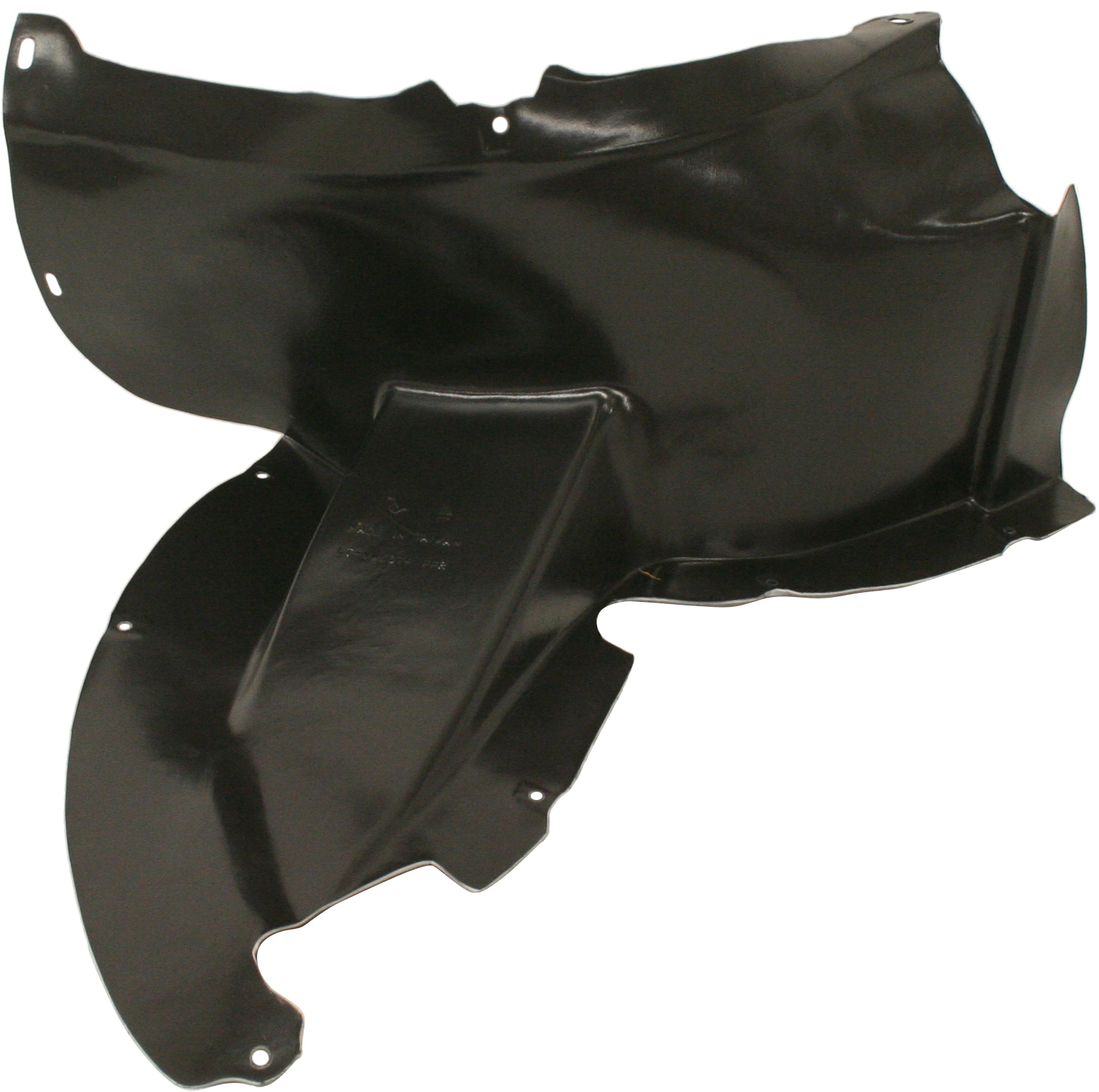 AM PASSAT CC 09-12 FRONT FENDER LINER RH Front Section Plastic Vacuum Form SKU REPV220103 Partslink VW1249111 OEM 3C8805912A9B9