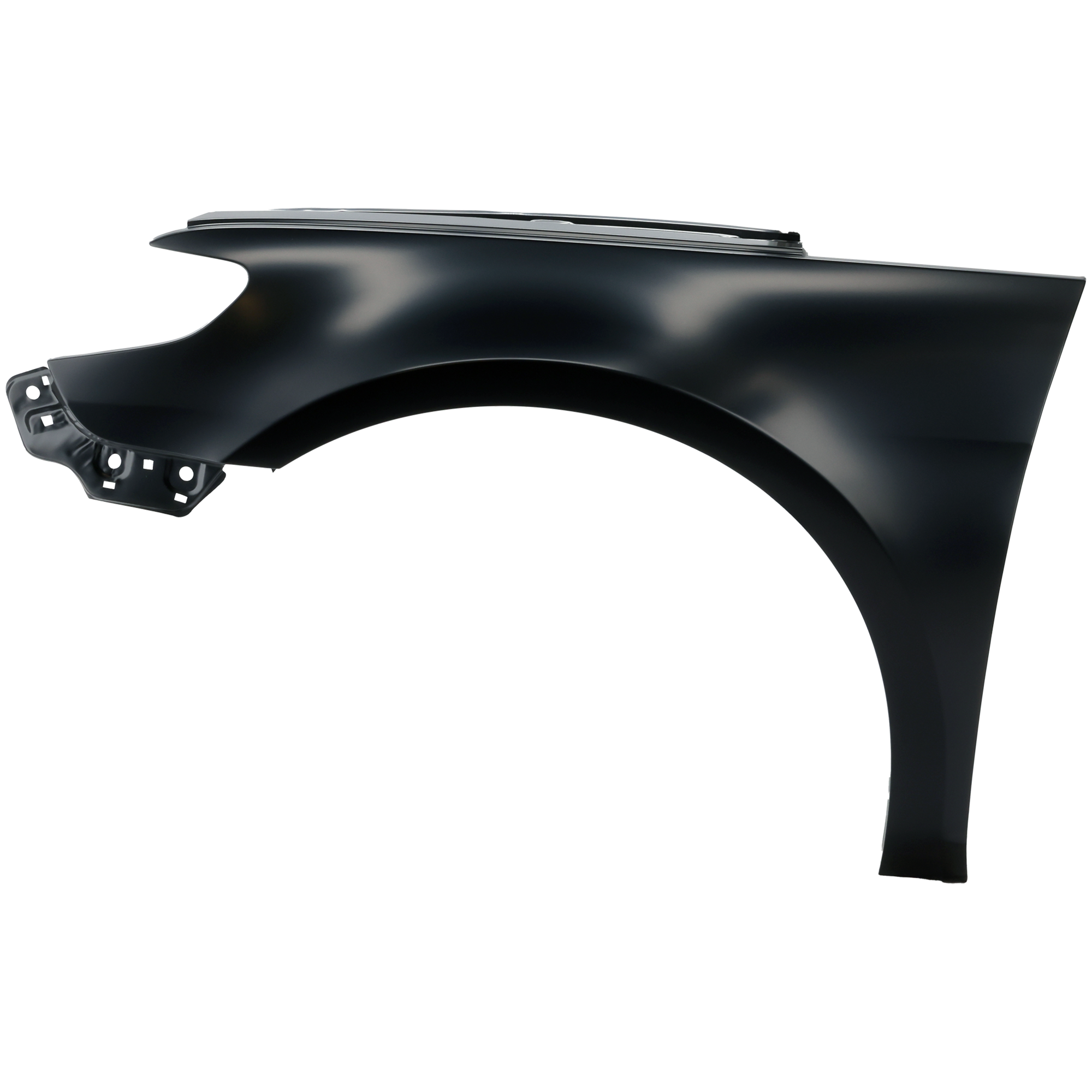 AM PASSAT CC 09-17 FRONT FENDER LH Primed w o Side Light Hole SKU REPV220110 Partslink VW1240140 OEM 3C8821021
