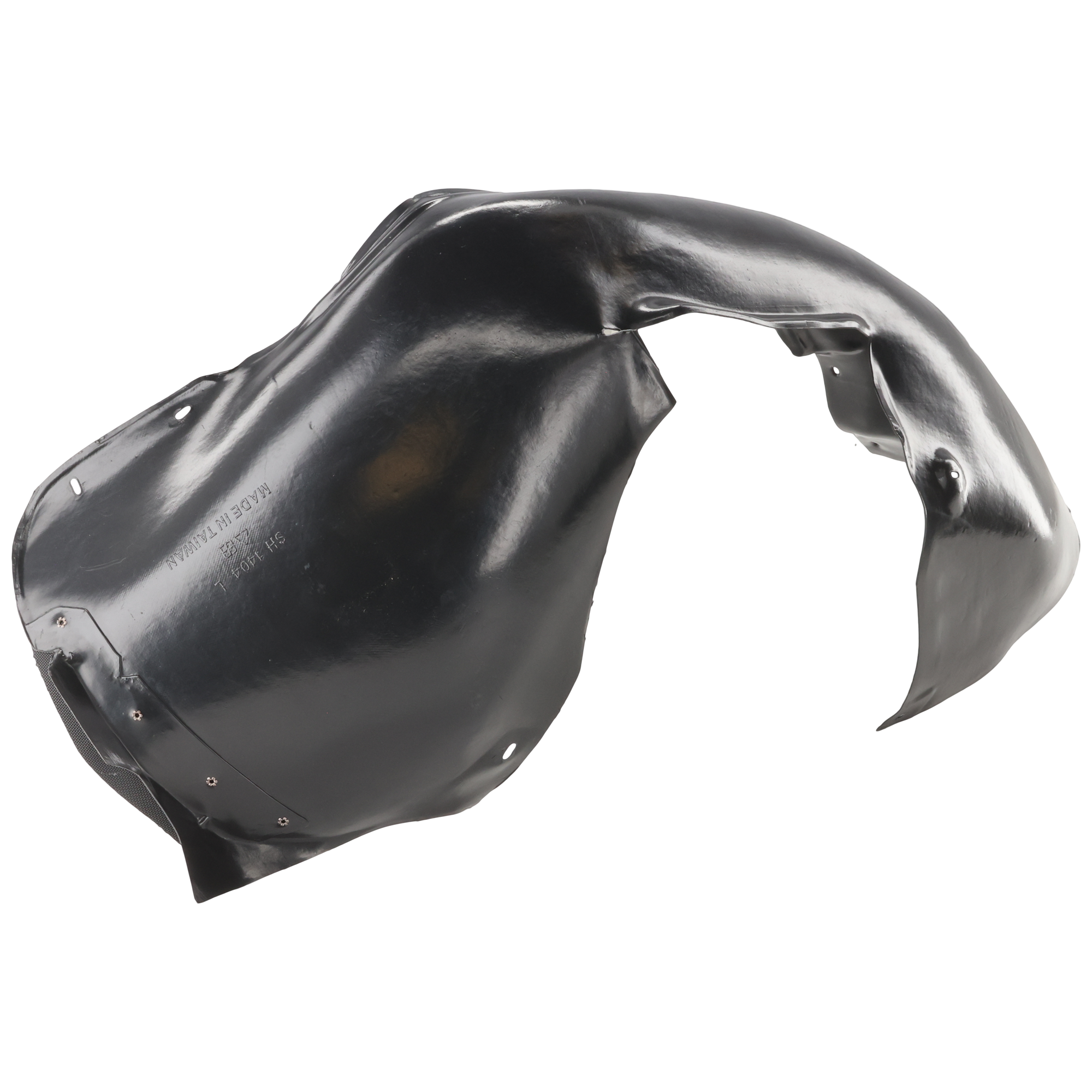 AM GOLF GTI 10-14 FRONT FENDER LINER LH Plastic Vacuum Form Rear Section Hatchback SKU REPV222126 Partslink VW1248113 OEM 5K0805977-5K0805977B
