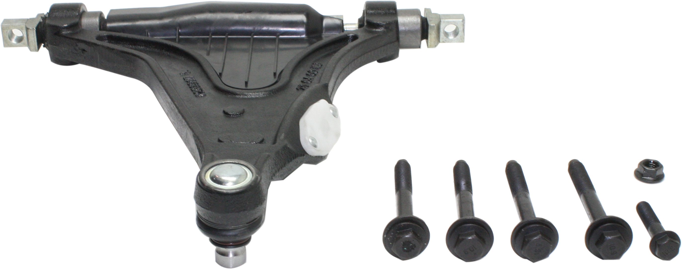 AM S70 V70-98-00 FRONT CONTROL ARM LH Lower with Ball Joint and Bushing 4 Bolt Configuration SKU REPV281520 OEM 272273-272336-9492916-8628497