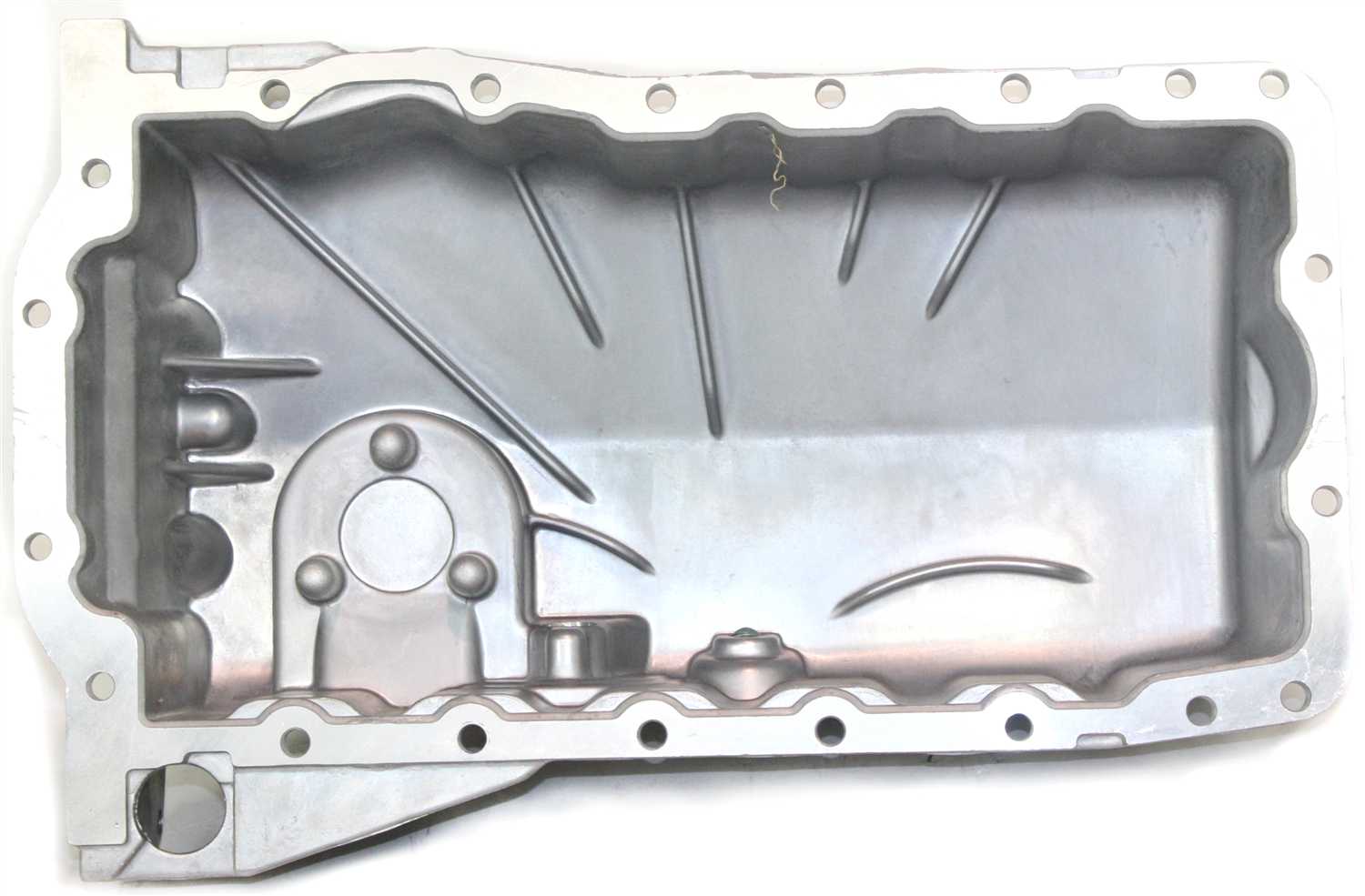 AM BEETLE 99-03 JETTA 00-04 OIL PAN Lower Aluminum SKU REPV311303 OEM 038103601AQ