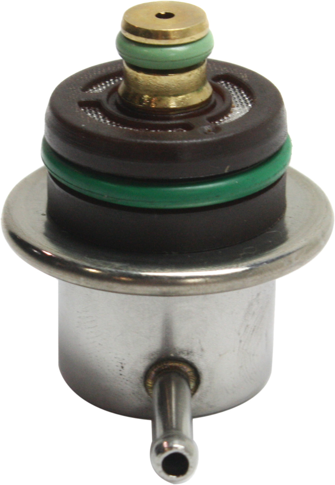 AM REGAL 90-95 JETTA 93-14 FUEL PRESSURE REGULATOR Angled Nipple Orientation SKU REPV318101 OEM 21066-22888-143411-143816-2174