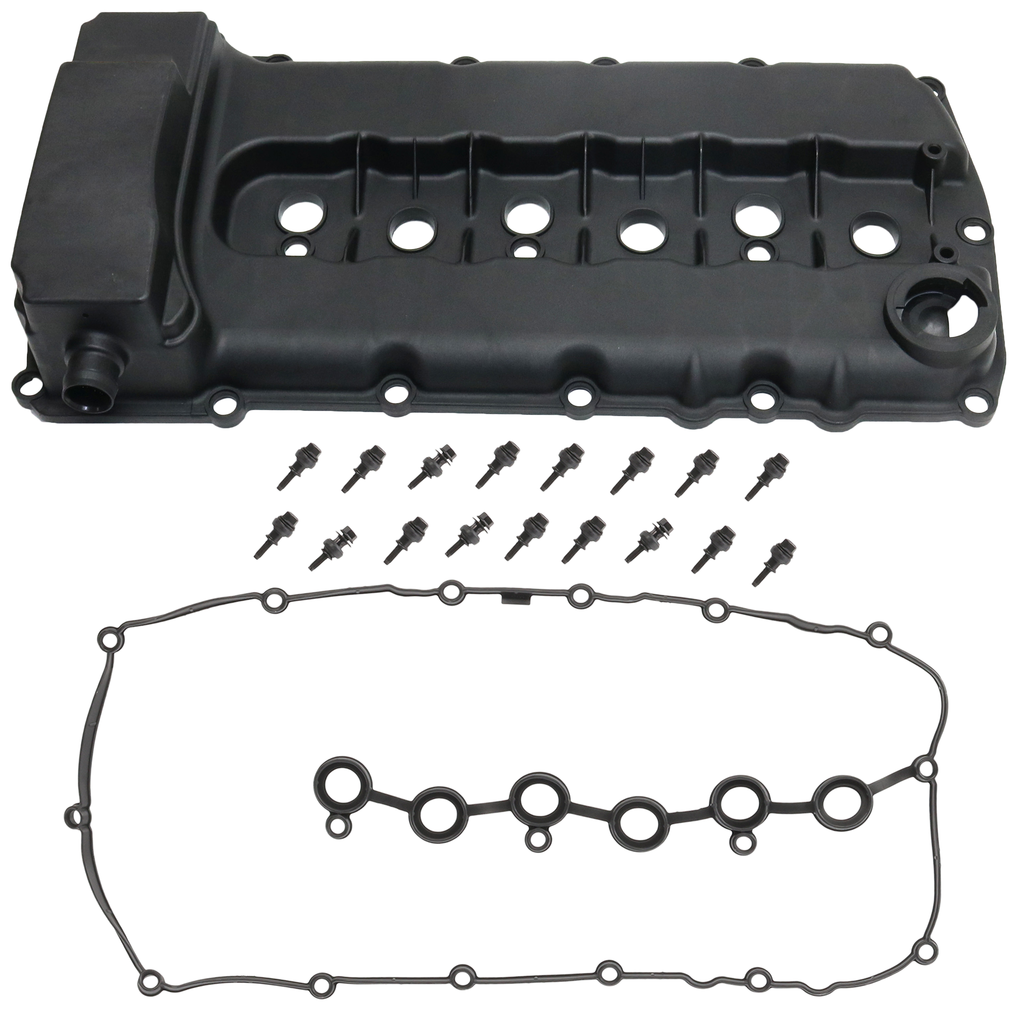 AM TOUAREG 07-14 PASSAT 02-14 VALVE COVER w Gasket and Bolts SKU REPV320401 OEM 03H103429D 03H103429H 95810513