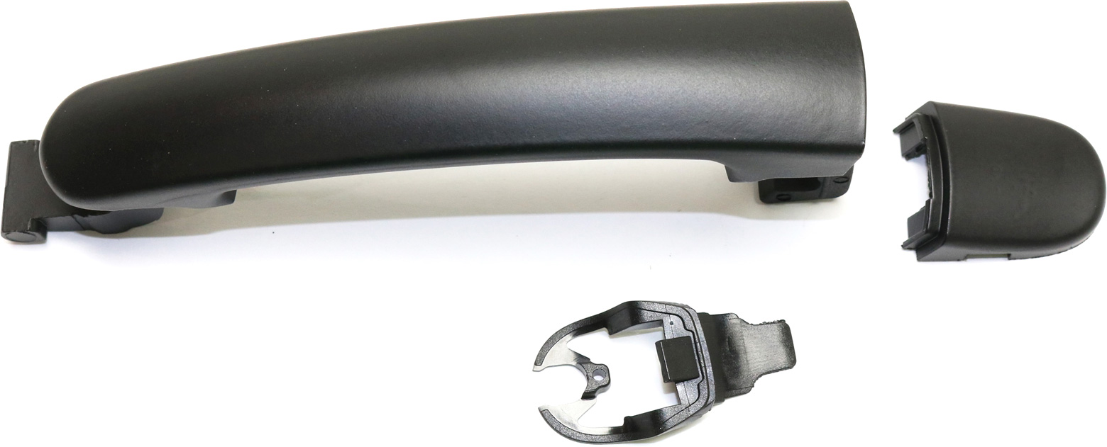 AM TIGUAN 09-17 JETTA 11-18 FRONT EXTERIOR DOOR HANDLE LH Primed Black Plastic w o Keyhole SKU REPV462156K OEM 5N0837205DGRU 5N0837205CGRU 5N