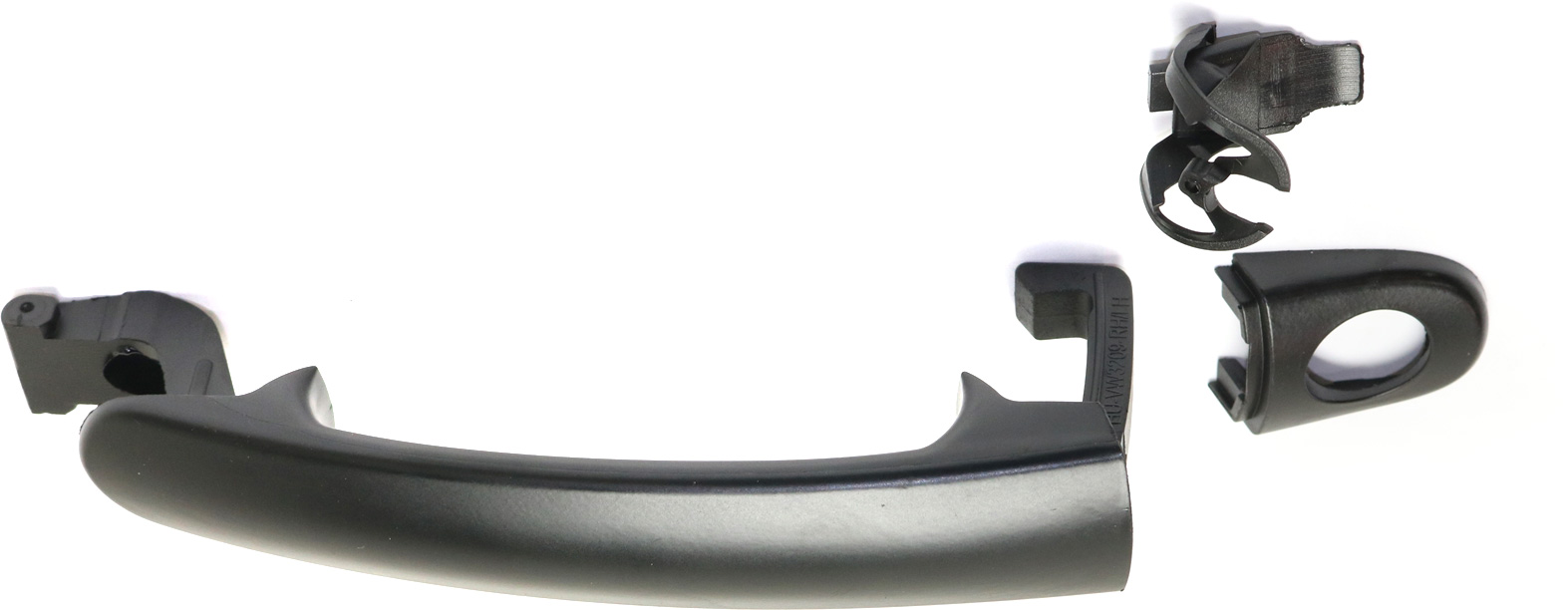 AM TIGUAN 09-17 JETTA 11-18 FRONT EXTERIOR DOOR HANDLE LH Primed Black Plastic w Keyhole SKU REPV462156 OEM 5N0837205MGRU 6R4837879GRU