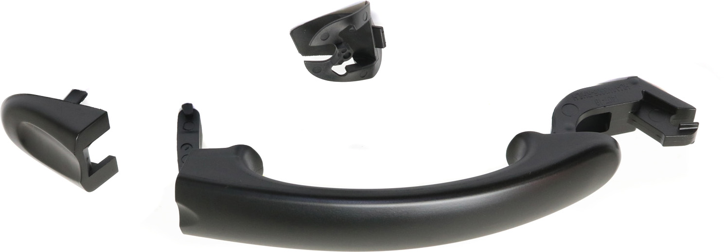 AM JETTA 05-14 EOS 07-16 FRONT EXTERIOR DOOR HANDLE RH Primed Black Plastic w o Keyhole SKU REPV462157K OEM 1K5839879GRU 1K5837205GRU