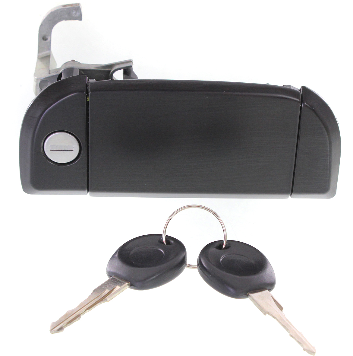AM EUROVAN 92-03 FRONT EXTERIOR DOOR HANDLE RH Zinc Smooth Metal w Key Set SKU REPV462161 OEM 701837206