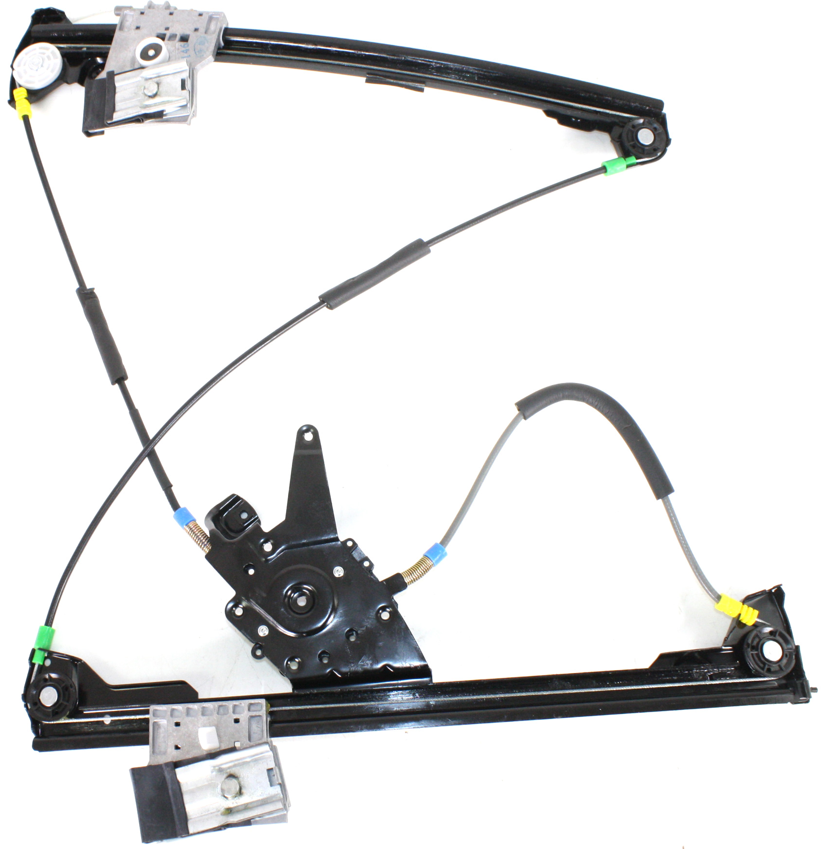 AM CABRIO 95-02 FRONT WINDOW REGULATOR LH Power w o Motor SKU REPV462910 Partslink VW1350107 OEM 1E0837461