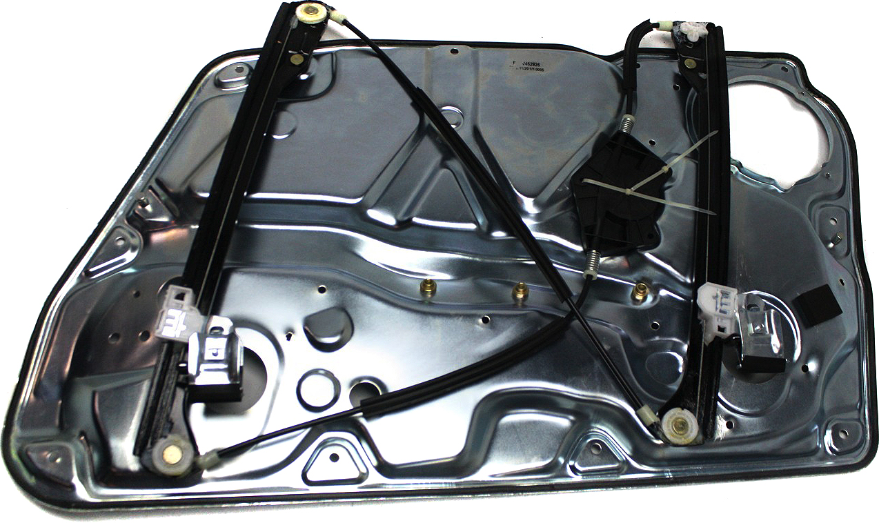 AM PASSAT 98-05 FRONT WINDOW REGULATOR LH Power w o Motor w Panel SKU REPV462926 Partslink VW1350103 OEM 3B1837461