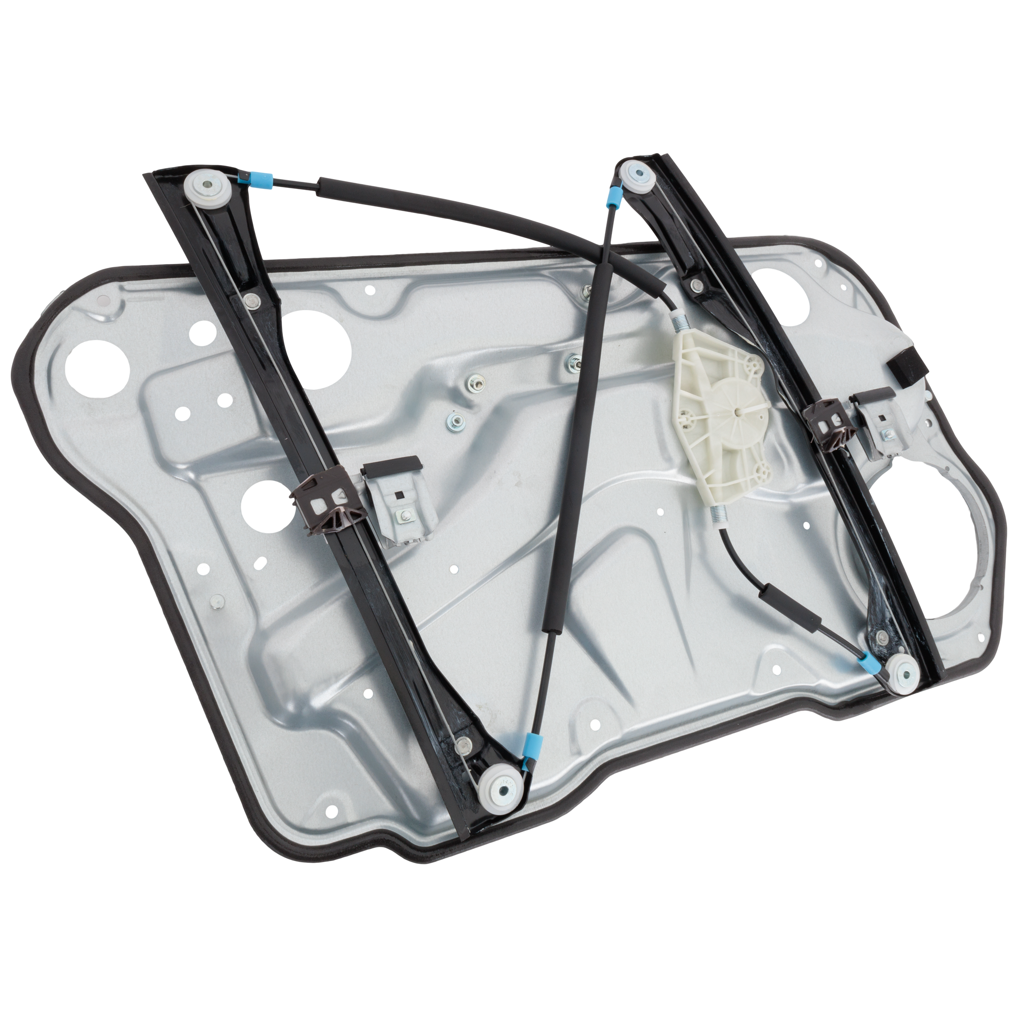 AM GOLF99-06 JETTA 99-05 FRONT WINDOW REGULATOR RH Manual w Panel 4 Door SKU REPV462941 Partslink VW1351117 OEM 1J4837730BL
