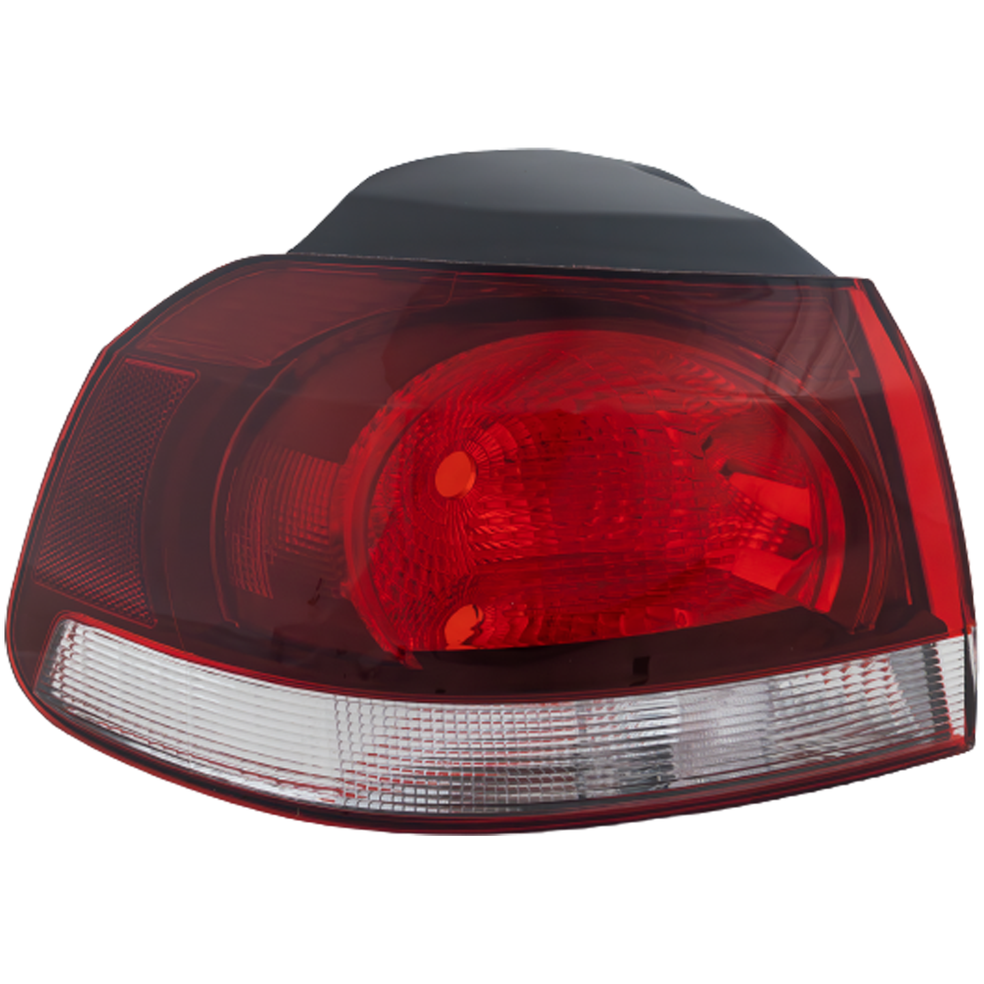 AM GOLF GTI 10-14 TAIL LAMP LH Outer Lens and Housing Halogen Hella Brand SKU REPV730104 Partslink VW2804106 OEM 5K0945095G