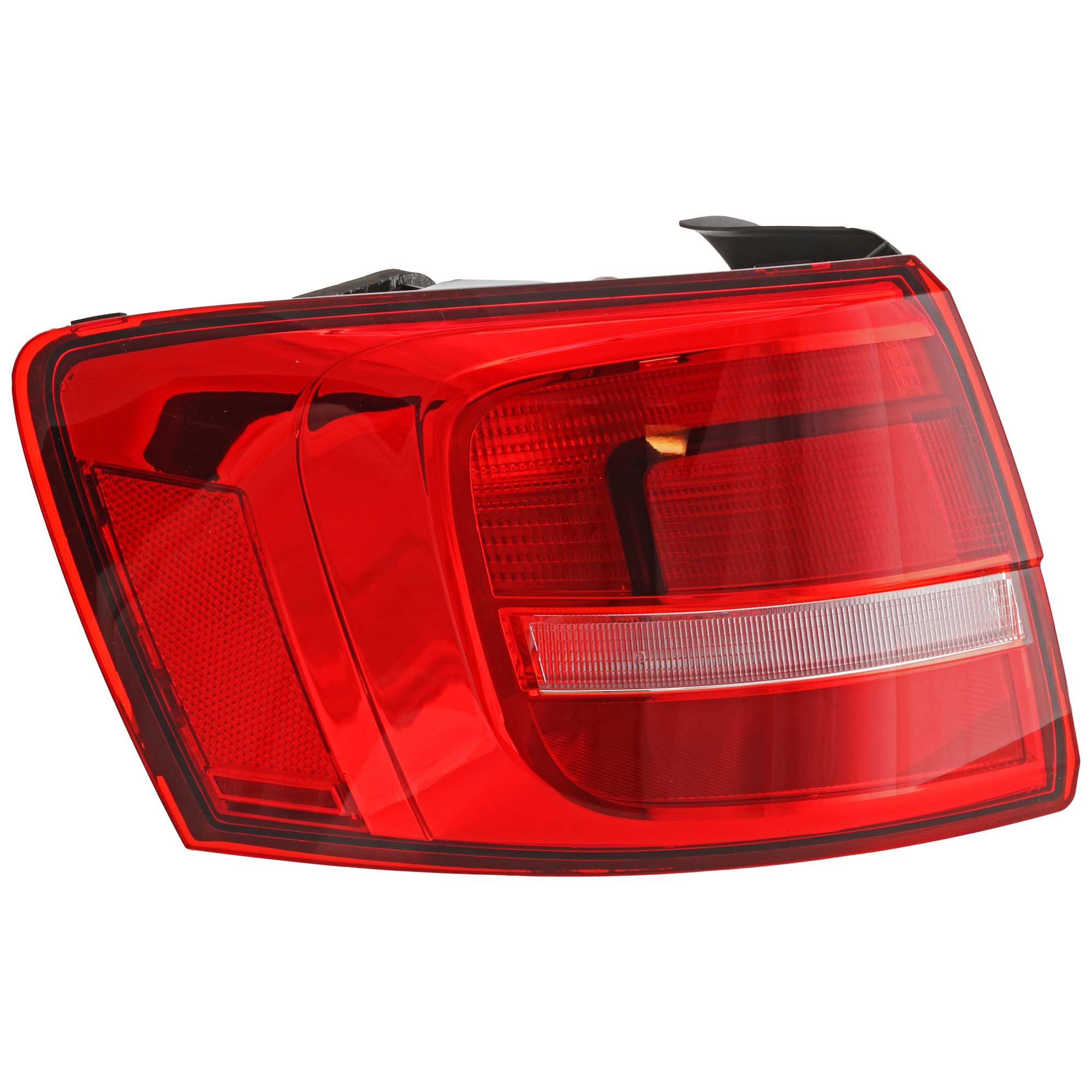 AM JETTA 15-15 TAIL LAMP LH Outer Assembly Halogen Hybrid Model To 6-28-15 CAPA SKU REPV730328Q Partslink VW2804112C OEM 5C6945095F
