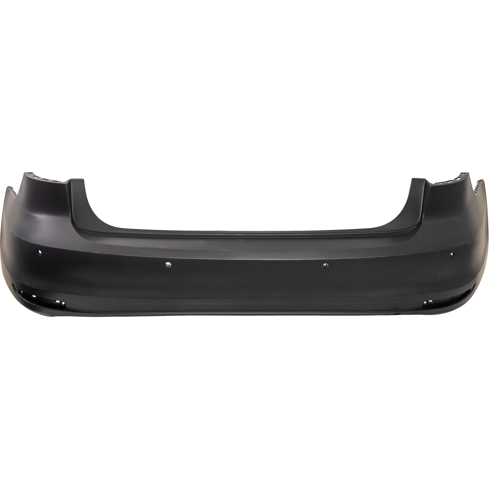 AM JETTA 15-17 REAR BUMPER COVER Prmd w Park Assist Snsr Holes Hybrid 15-16 Sedan SKU REPV760111P Partslink VW1100207 OEM 5C6807417JGRU