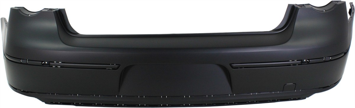 AM PASSAT 06-10 REAR BUMPER COVER w o Parking Aid Sensor Holes Sedan SKU REPV760114 Partslink VW1100162 OEM 3C5807417HGRU