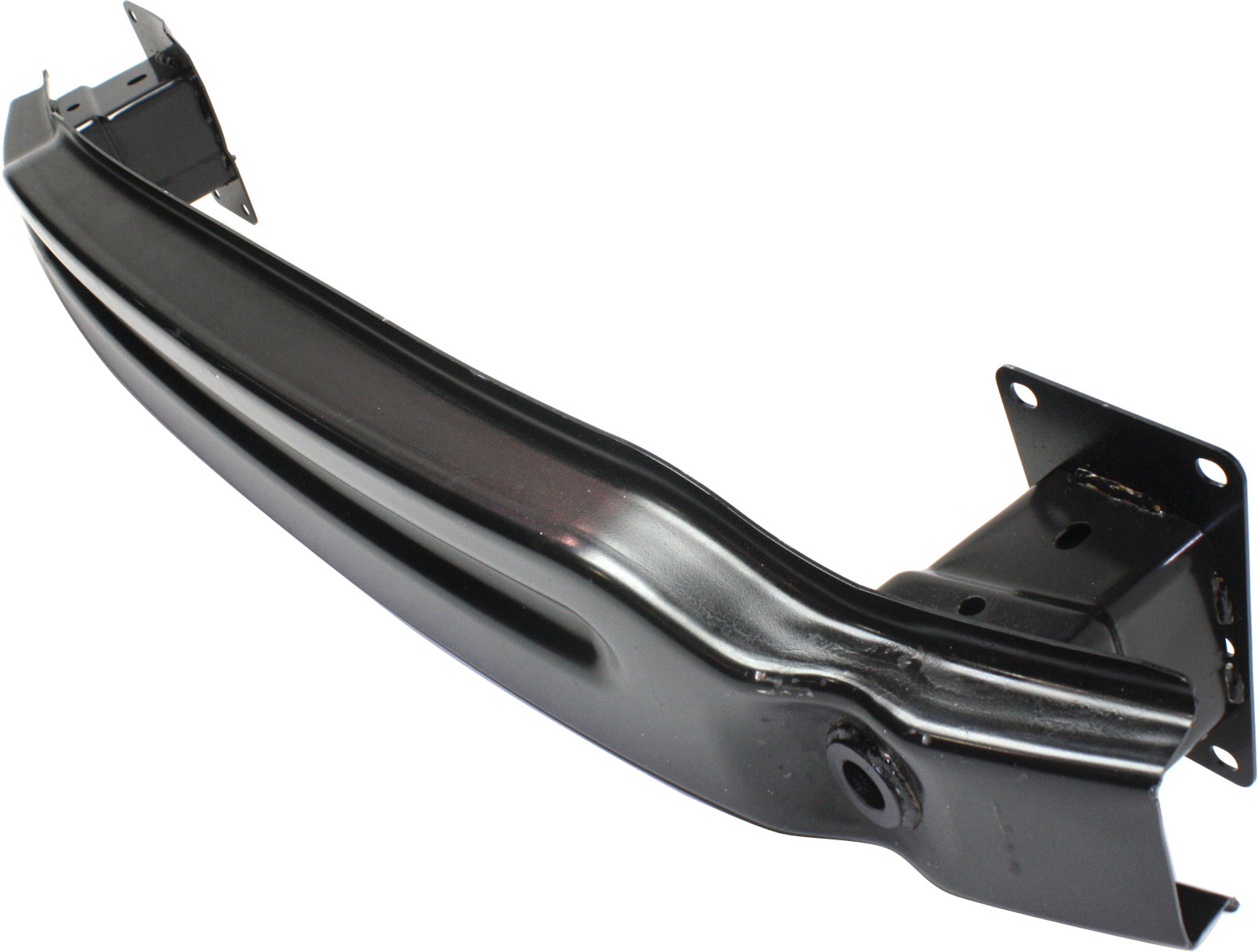 AM BEETLE 12-19 REAR REINFORCEMENT Impact Bar Black Steel Convertible Hatchback SKU REPV762107 Partslink VW1106130 OEM 5C5807305A