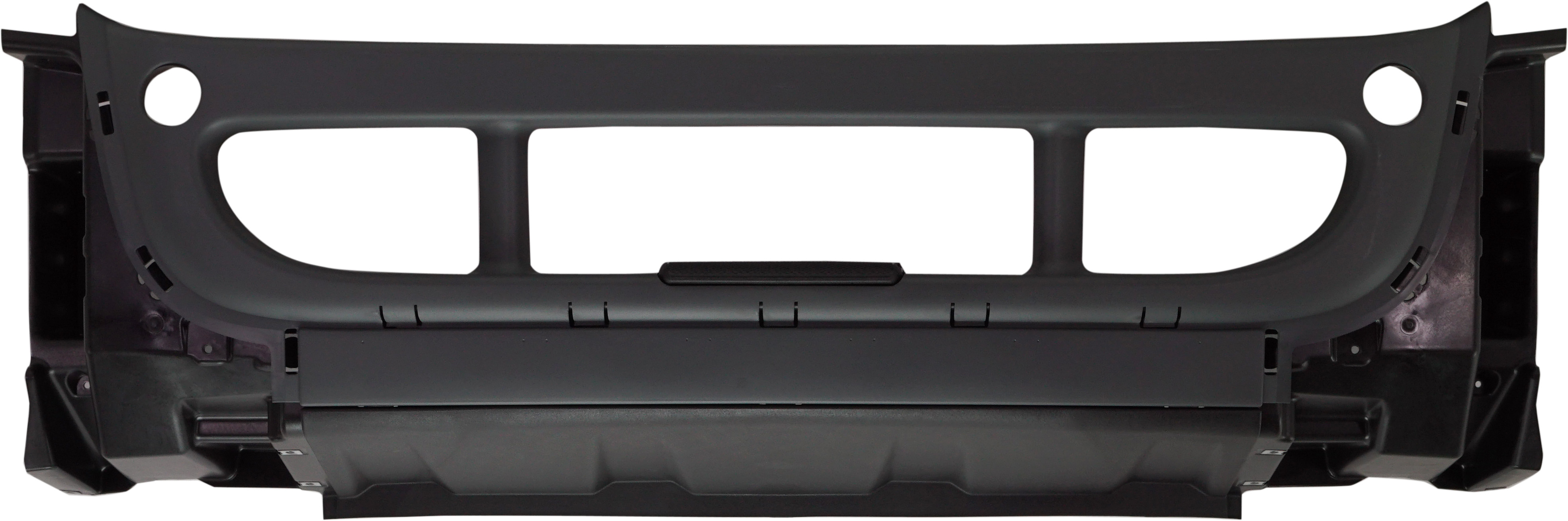 AM FREIGHTLINER CASCADIA 08-16 FRONT BUMPER Paintable Gray w Tow Hook Hole SKU RF010100013 HD OEM 2128446002-2128443004